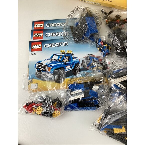 LEGO Creator 5893 Offroad Power Dune Buggy 3-in-1 Set (New Open Box) 1061 Pieces - Picture 9 of 9